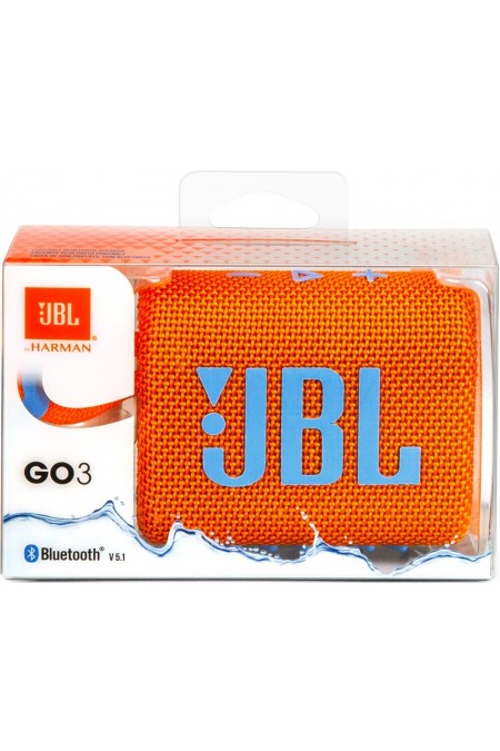 Портативная акустика JBL GO 3 (оранжевый) 3