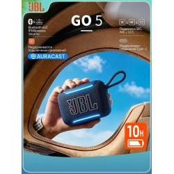 Портативная акустика JBL GO 5 (синий)