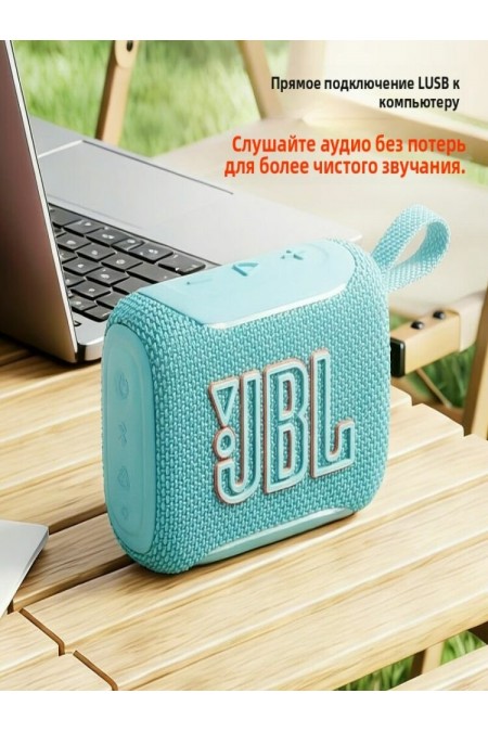 Портативная акустика JBL GO 5 (синий) 6
