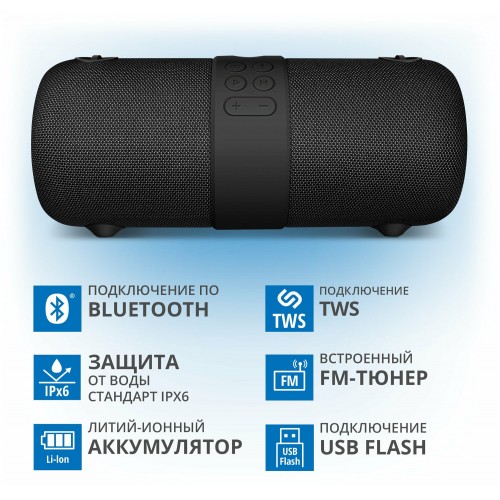 Портативная акустика SVEN PS-340 (SV-021283) (черный) 1