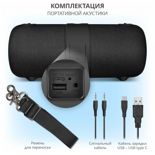 Портативная акустика SVEN PS-340 (SV-021283) (черный) 3