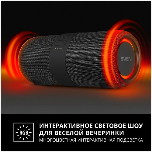 Портативная акустика SVEN PS-340 (SV-021283) (черный) 4
