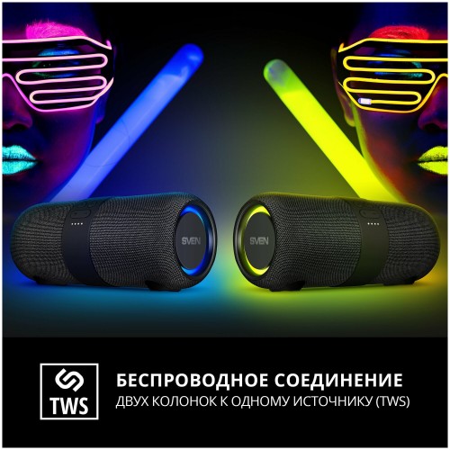 Портативная акустика SVEN PS-340 (SV-021283) (черный) 7