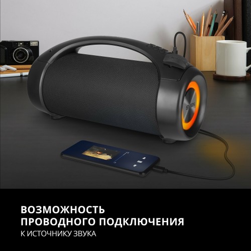 Портативная акустика SVEN PS-370 (SV-020408) (черный) 7