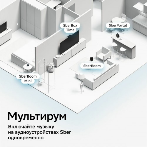 Умная колонка SBER SberBoom SBDV-00090A Салют (черный) 4