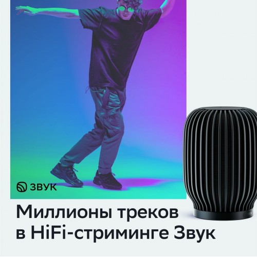 Умная колонка SBER SberBoom SBDV-00090A Салют (черный) 8