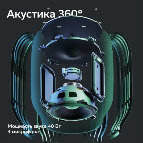 Умная колонка SBER SberBoom SBDV-00090S Салют (темно-серый) 4