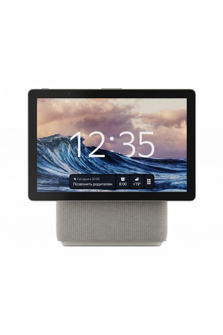 Умная колонка Яндекс Станция Дуо Макс с Алисой, с Zigbee на YandexGPT (бежевый) 