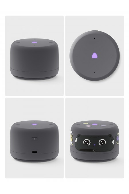 Умная колонка Яндекс Станция Лайт 2 (без часов) с Алисой (графитовый) 1