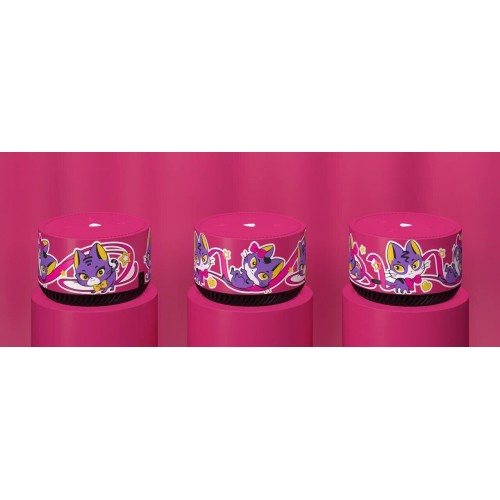 Умная колонка Яндекс Станция Лайт Rainbo Catty (розовый/рисунок) 1