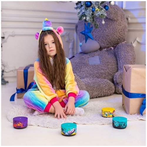 Умная колонка Яндекс Станция Лайт Rainbo Catty (розовый/рисунок) 8