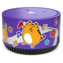 Умная колонка Яндекс Станция Лайт Rainbo Happy Tom (фиолетовый/рисунок)