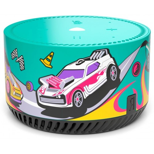 Умная колонка Яндекс Станция Лайт Rainbo Rainbo Racer (бирюзовый/рисунок) 7
