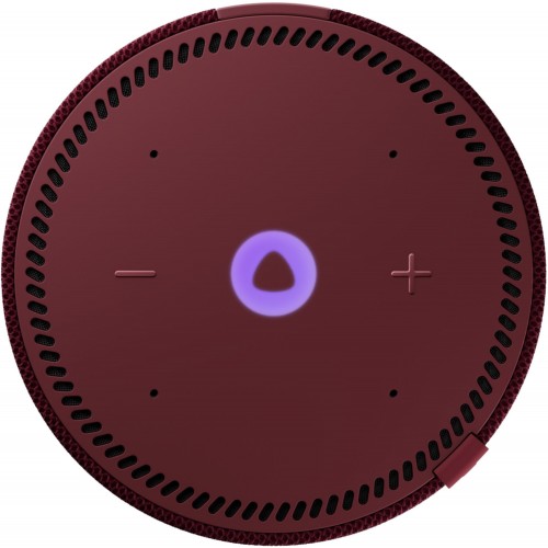 Умная колонка Яндекс Станция Мини (без часов) - с Алисой на YandexGPT (красный гранат) 2