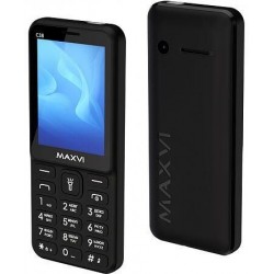 Телефон MAXVI C38 Black (черный)