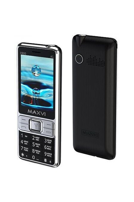 Телефон MAXVI X900 4G Black (черный) 