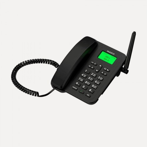 Проводной телефон MAXVI RT-01 (черный) 9