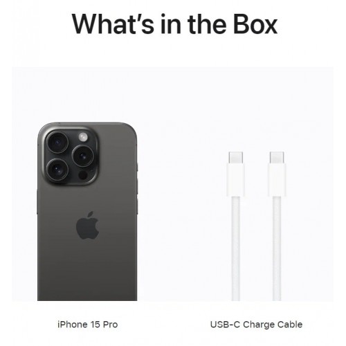 Смартфон Apple iPhone 15 Pro 128GB Black Titanium (черный титан) 8
