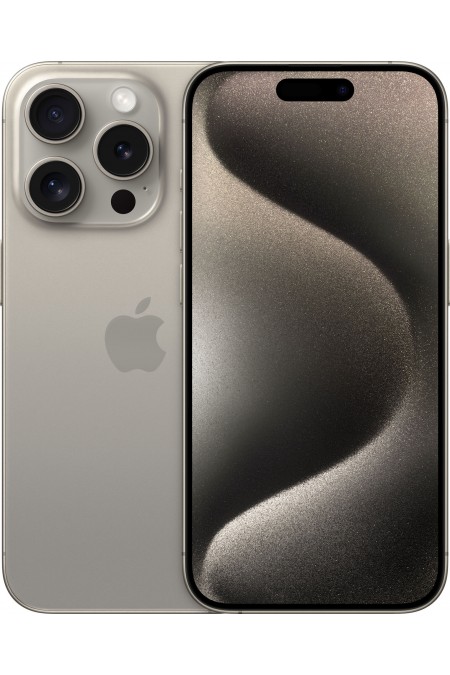 Смартфон Apple iPhone 15 Pro 256GB Natural Titanium (натуральный титан) 
