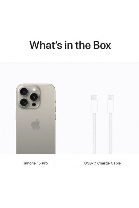 Смартфон Apple iPhone 15 Pro 256GB Natural Titanium (натуральный титан) 8