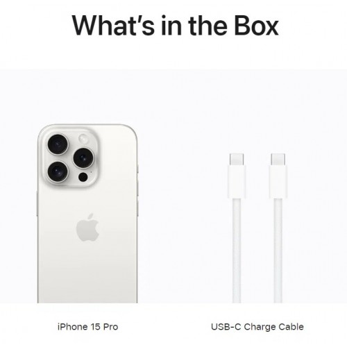 Смартфон Apple iPhone 15 Pro 512GB White Titanium (белый титан) 8