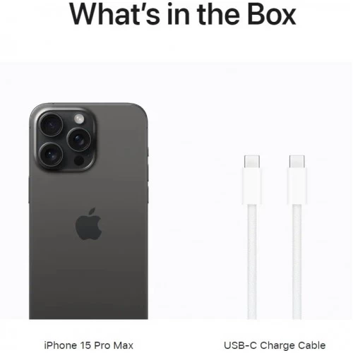Смартфон Apple iPhone 15 Pro Max 512GB Black Titanium (черный титан) 8