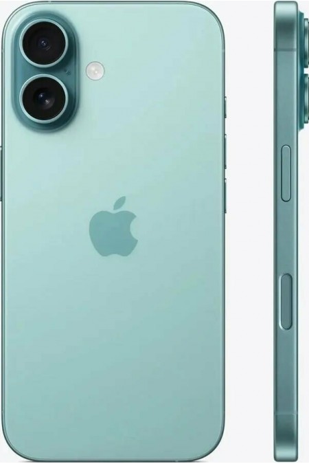 Смартфон Apple iPhone 16 128GB Dual nano SIM Teal (бирюзовый) 1