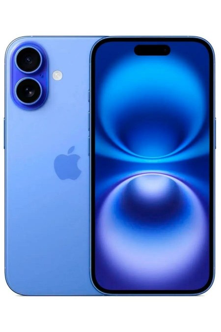 Смартфон Apple iPhone 16 128GB Dual nano SIM Ultramarine (ультрамариновый) 