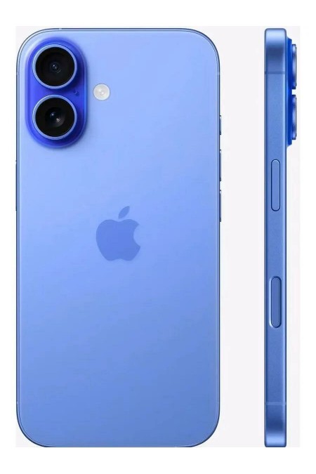 Смартфон Apple iPhone 16 128GB Dual nano SIM Ultramarine (ультрамариновый) 2