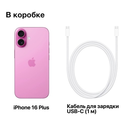 Смартфон Apple iPhone 16 Plus 256GB Pink (розовый) 8