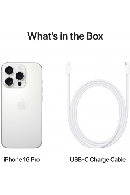 Смартфон Apple iPhone 16 Pro 256GB White Titanium (белый титан) 8