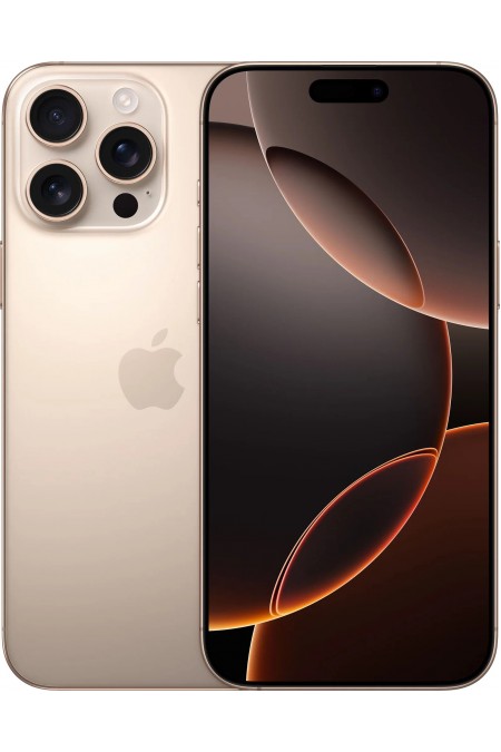 Смартфон Apple iPhone 16 Pro Max 256GB Dual nano SIM Desert Titanium (пустынный титан) 