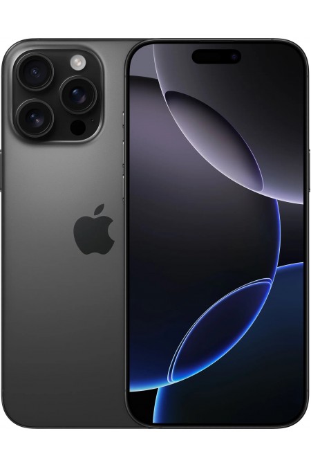 Смартфон Apple iPhone 16 Pro Max 512GB Dual nano SIM Black Titanium (черный титан) 