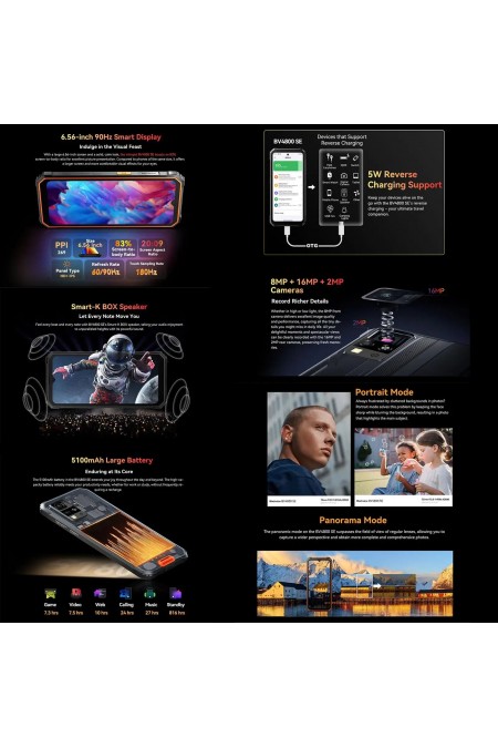 Смартфон Blackview BV4800 SE 4/64GB Orange (оранжевый) 3