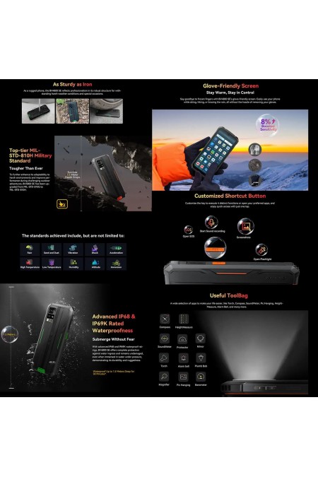 Смартфон Blackview BV4800 SE 4/64GB Orange (оранжевый) 5