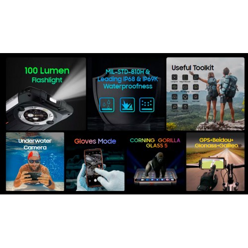 Смартфон Blackview BV9300 Pro 12/256GB Black (черный) 2