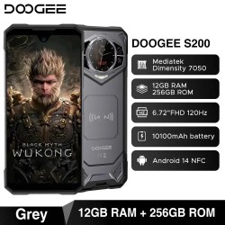Смартфон DOOGEE S200 12/256GB Grey (серый)