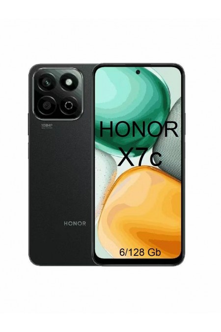 Смартфон HONOR X7C 6/128GB Midnight Black (полночный черный) 
