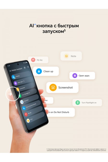 Смартфон HONOR X7D 8/128GB Black (черный) 5