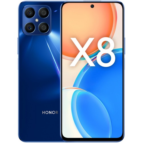 Смартфон HONOR X8 6/128GB Ocean Blue (синий океан) 