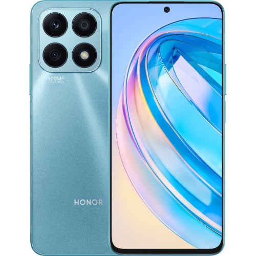 Смартфон HONOR X8A 6/128GB Cyan Lake (голубое озеро) 