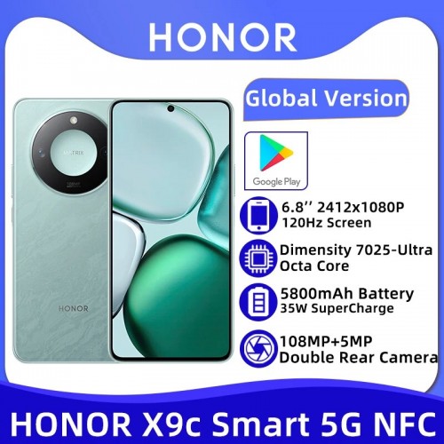 Смартфон HONOR X9c 8/256GB Cyan (нефритовый голубой) 1