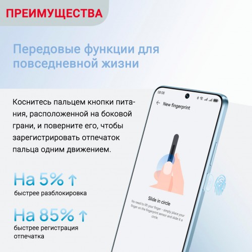Смартфон HUAWEI Nova 13i 8/128GB Blue (голубой) 6