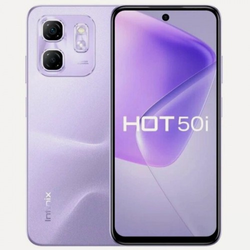 Смартфон Infinix Hot 50i 4/128GB Dreamy Purple (мечтательный фиолетовый) 