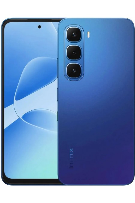 Смартфон Infinix HOT 60i 4/128GB Shadow Blue (синий) 