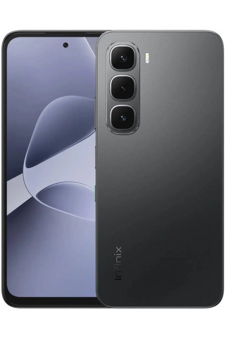 Смартфон Infinix HOT 60i 4/128GB Sleek Black (черный) 