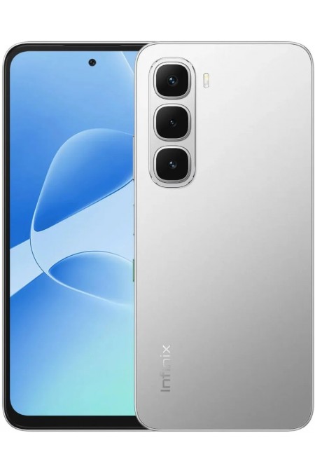 Смартфон Infinix HOT 60i 4/128GB Titanium Silver (серебристый титан) 