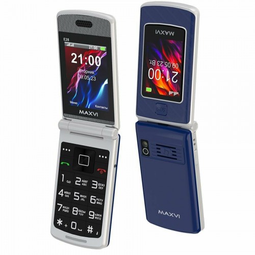 Смартфон MAXVI E28 Blue (синий) 1