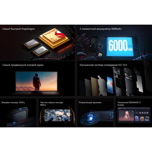 Смартфон Nubia Red Magic 8S Pro 16/512GB Platinum (платиновый) 4