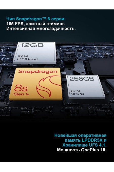 Смартфон OnePlus Nord 6 5G 8/256GB Pitch Black (черный) 2